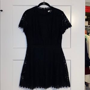 Blu Pepper Black Lace Dress